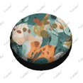 thumbnail image 5 of Motif de Formes Abstraites Nature Polyester Roue de Rechange Universelle pour Remorque RV SUV Camion Campeur, 5 of 5