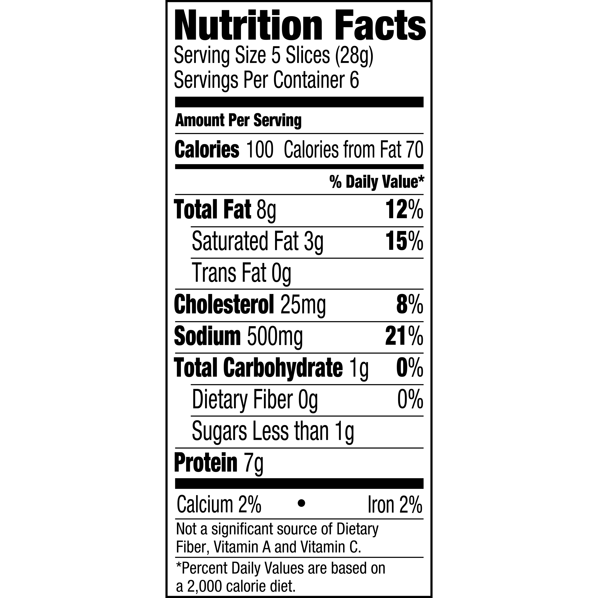 Gallo Salame Deli Thin Sliced Peppered Hard Salami Lunch Meat, 6 oz