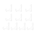 thumbnail image 4 of Weiweiguan 10pcs Clear Acrylic Easel Stands Coin Display Easel Mini Triangle Display Stand, 4 of 7