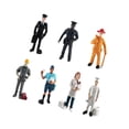 thumbnail image 4 of 7x Estatuas de Simulación Figuras Decoración de personas Figuras de acción humana Modelo para niños Cake de regalo Topper juguete para niños, 4 of 8