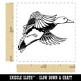 thumbnail image 2 of Flying Mallard Duck Self-Inking Rubber Stamp Ink Stamper - Orange Ink - Small 1 Inch, 2 of 7