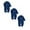 A-Dark Blue 3PCS, variant on 3 Pack Baby Bodysuit Baby Long Sleeve Bodysuits Organic Cotton Base Onesie Pajamas Baby Clothes 3-6 Months
