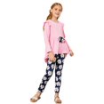 thumbnail image 1 of PatPat Kid Girl Long Sleeve T-Shirt and Flower Legging 2Pcs Outfit Set Size 4-12, 1 of 6