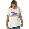 thumbnail image 4 of North Carolina NC Smurfs First Flight Men's Graphic T Shirt Tees Brisco Brands S, 4 of 6