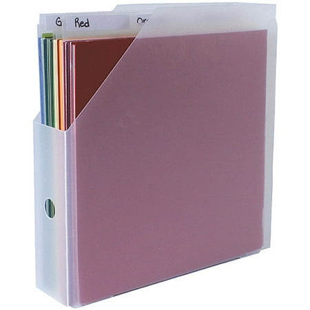 Cropper Hopper Vertical Paper Holder Without Dividers, Frost 12X12