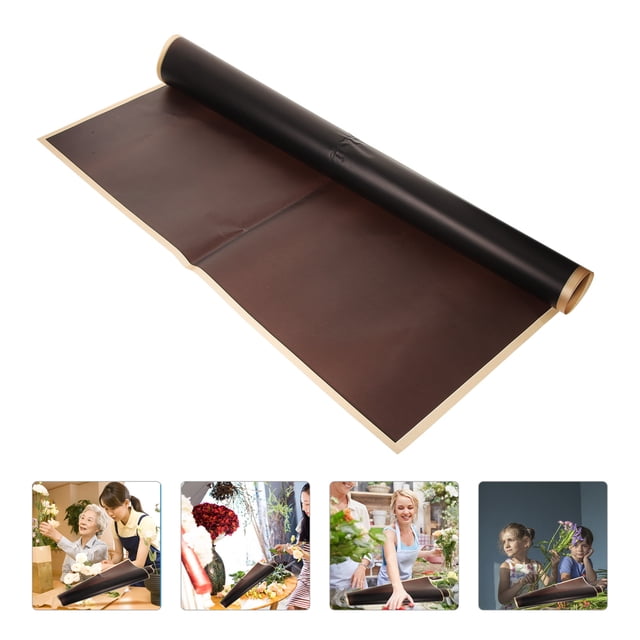 NUOLUX 20Ud Papel Para Envolver Flores Negro Para Material Delicado Y Fácil De Doblar