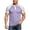 Purple, variant on ZHOGXU Fashion Patchwork Short Sleeve O Neck Men's T Shirts With Button Comfortable Everyday Wear