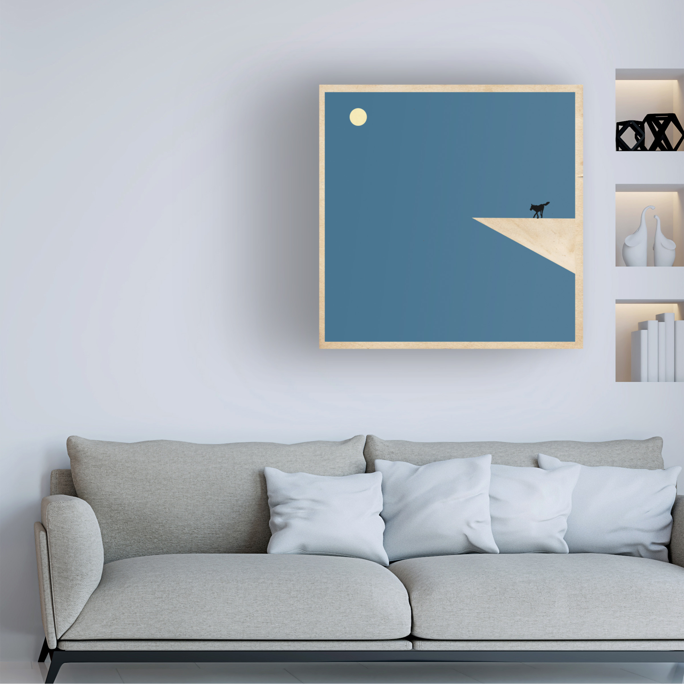Trademark Fine Art 'The Wolf' Canvas Art by Tammy Kushnir