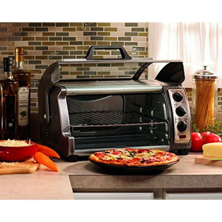 Hamilton Beach Easy Reach Oven with Convection Silver 31126 Walmart