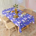 thumbnail image 3 of Blue Unicorn Rainbow Pattern Rectangle Tablecloth 60"x102",Waterproof Polyester Rectangle Table Cloth, Wipeable Spillproof Polyester Tablecloth for Dining, Camping, Indoor and Outdoor, 3 of 6