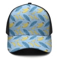 thumbnail image 2 of Design Pattern Baseball Cap – Stylish Spliced Design Adjustable Trucker Hat with Full Print Front & Brim, Breathable Cotton Blend Snapback for Sports, Travel & Daily Wear, 2 of 3