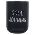 thumbnail image 1 of GOOHOCHY Vaso de baño reutilizable e irrompible para cepillos de dientes, vasos para enjuague bucal, vaso de plástico para baño, soporte para cepillos de dientes para baño, color negro, 1 of 8