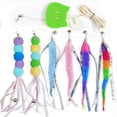 thumbnail image 3 of Cabeza de repuesto para palo de gato, insecto, oruga, diadema de repuesto, accesorios de campana, juguetes para mascotas, 3 of 4