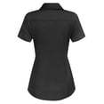 thumbnail image 5 of Zeagoo Womens Cotton Button Down Fitted Button Up Server Uniform Shirt, 5 of 7