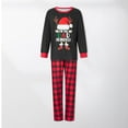 thumbnail image 2 of 2 Piece Matching Set Letter Printed Patchwork  Homewear Suits (Black S Men ), 2 of 8