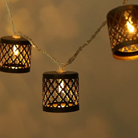 Mainstays Die Cut Lanterns String Lights (Best 7 String For Metal)