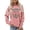 Pink, variant on Womens Christmas Printed Sweatshirt Casual Round Neck Long Sleeve Cozy Feel Printed for Casual Winter Looks Great for Seasonal Events and Daily Wear