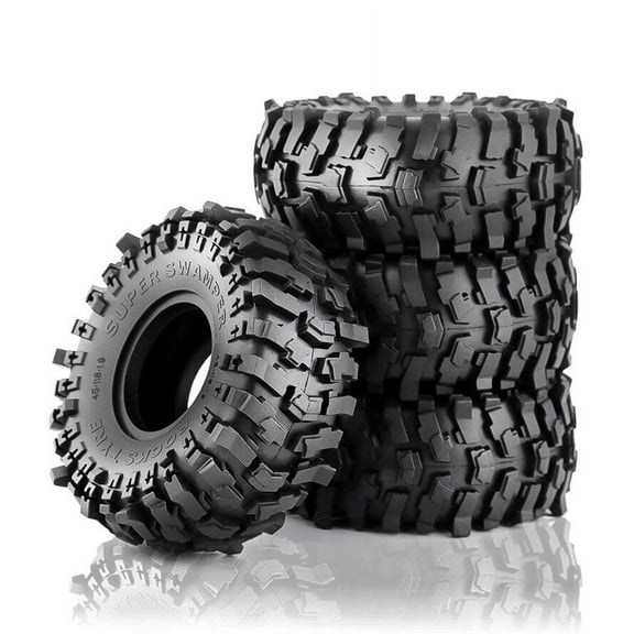 1.9" 118mm Wheel Tire Rock Tyre for 1/10 RC Car Crawler TRX4 SCX10 Traxxas D90