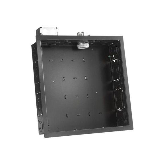Chief Boîte de Rangement Murale de Proximité pour Écrans Plats - Noir - Boîte de Rangement - pour Composants Audio/vidéo - Noir - Monté au Mur - pour Fusion MTM3029, MTM3241; Grand Portrait Fusion Inclinable Mural LTMPU; Thinstall TS525