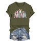 thumbnail image 5 of Mujeres Manga Corta de Verano Tops Día de San Valentín Impreso Cuello Redondo, Camisa de Moda Casual Blusa, 5 of 6