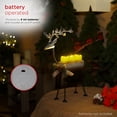 thumbnail image 5 of Alpine Corporation Rustic Metal Deer Candle Decor with Warm White LED Lights, 5 of 13
