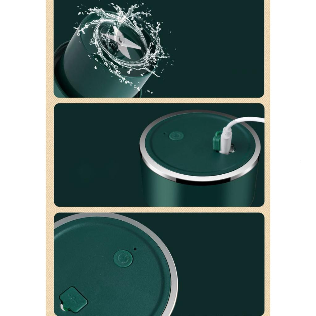 USB Rechargeable Portable Mixer 4 Blades Juicer Cup Juice Citrus Lemon Vegetable Fruit Smoothie Squeezer Cooking Machine