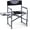Black, variant on Folding Camping Chair, Lightweight Portable Directors Chair w/Side Table & Cup Holder, Padded Outdoor Heavy Duty Lawn Chair for Fishing, Picnic, Sports, Beach, Max Load 400 lbs (Blue,1)