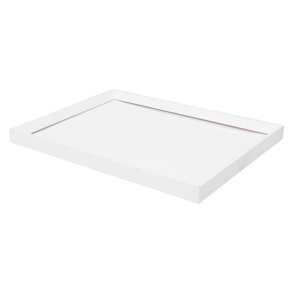 COOPHYA Wooden Shadow Box Frame for Sports Jersey Display with Easy Wall Mounting in White