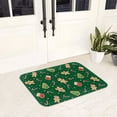 thumbnail image 5 of Non Slip Door Mat, green Christmas Element Fast Drying Bath Tub Mats, Absorbent Bathroom Rugs Entrance Welcome Mat, Bath MatS for Tub, Floor, Home, Kitchen, Hotel,16x24in, 5 of 7