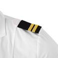 thumbnail image 6 of YONGHS Mens Traditional Uniform Epaulets Pilot Aviators Epaulettes Shoulder Boards Badge Accessories Black&Gold One Size, 6 of 6