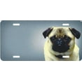 thumbnail image 2 of Pug Offset Photo License Plate, 2 of 2