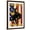 Brown Frame, variant on Art.com Fort Worth, Texas - Cowboy and Bucking Bronco Art Print by Lantern Press, Black Frame Wall Art, 21" x 29"