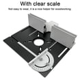 thumbnail image 4 of Router Table Insert Plate Aluminum Alloy Wood Milling Flip Board Trimming Machine Engraving Auxiliary Tool Woodworking Benches, 4 of 7