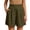 E2-Army Green Pants, variant on Women's Plus Size High Waisted Linen Shorts Pleated Front Wide Leg Casual Shorts Loose Fit Summer Shorts with Side Pockets S-3XL White Shorts