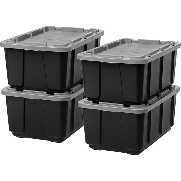 27 Gallon Large HeavyDuty Storage Plastic Bin Tote Organizing