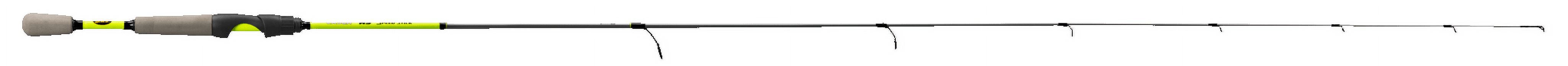(2 pack) Lew's Laser HS Spinning Fishing Rod, 6-Foot 6-Inch Fishing Rod, Medium Action IM6 Graphite Rod, Yellow/Black