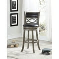 thumbnail image 2 of New Classic Furniture Manchester 29" Wood Bar Stool in Olive Gray/Black, 2 of 6