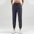thumbnail image 2 of Yuzhih Women's Sweatpants Drawstring Low Waisted Workout Joggers with Pockets Lightweight Athletic Soft Pants, 2 of 5