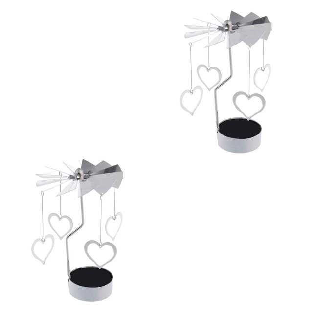 Advancent Spinning Metal Carrusel Tea Light Candle Holder Stand Light Decoración Navidad Type2 NO2 Advancent CBP085934