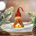 thumbnail image 5 of Christmas Gnome Light Up Gnome Tabletop Decoration Christmas Day Decoration LED Lighted Gnome Indoor Holiday Decor Cute Gnome Figurine Battery Operated 5.9 Inch Small Size, 5 of 7