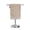 Polished Chrome, variant on Oil Rubbed Bronze 13 Inch T-Shaped Free Standing Towel Stand for Bathroom Kitchen Vanity Countertop