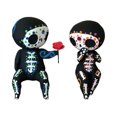thumbnail image 1 of Bearachild Resina Sugar Skull Pareja Estatuilla Estatua Decoración de escritorio Ornamento Regalos de San Valentín parejas Decoración del hogar parejas, 1 of 1