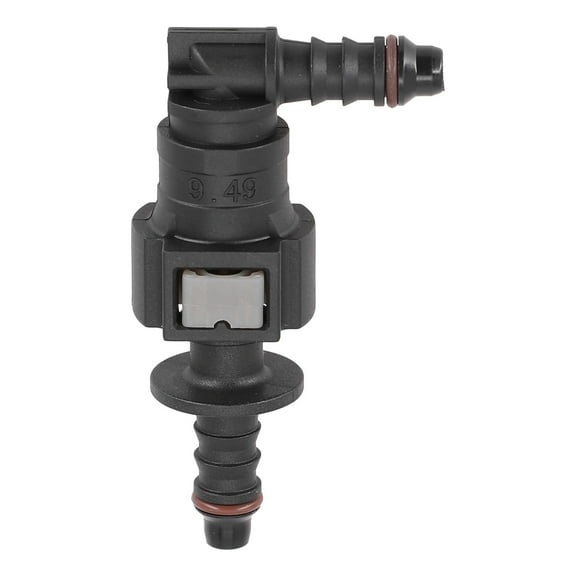 90 Degree Elbow Fuel Line Quick Release Connector Nylon Hose ID 6mm for Automotive