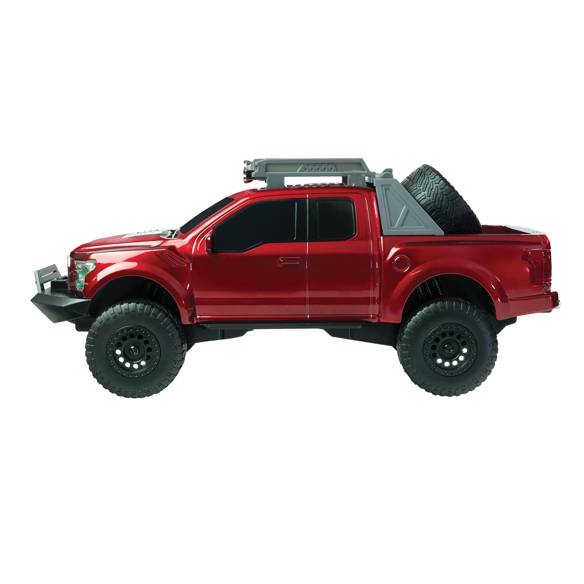 QFX BT-150 RED BT-150 Truck-Style Bluetooth Speaker with LEDs (Red)