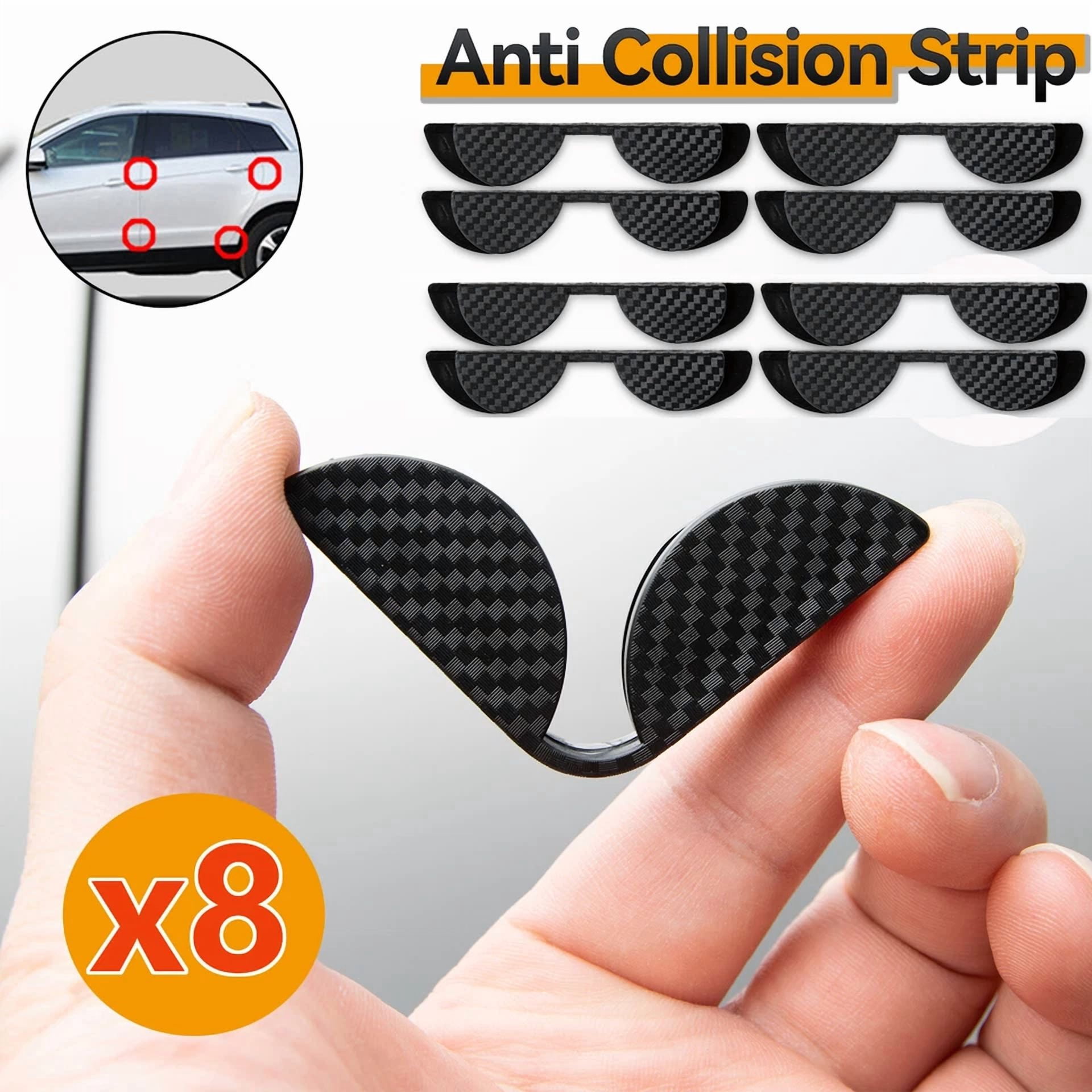Door Edge Corner Scratch Anti-Collision Guard Protector Strip Accessories 4Pcs