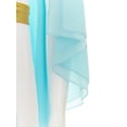 thumbnail image 6 of TiaoBug Girls Ancient Greek Toga One Shoulder Ruffles Maxi Dance Dress for Halloween Festival Show Light Blue 6, 6 of 7