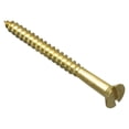 thumbnail image 1 of Forgefix Wood Screws, Slotted, Csk, Brass, 1 of 4