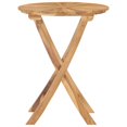 thumbnail image 2 of vidaXL Table de Jardin Pliante Ø 60 cm Bois Massif Teck, 2 of 5