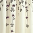 thumbnail image 6 of Generic Purple Orchid Flower Drops Window Single Curtain Panel, 6 of 10