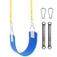 thumbnail image 1 of Swing Set GAMKII, asiento de EVA azul con cadenas inoxidables de 168 cm, 1 of 9